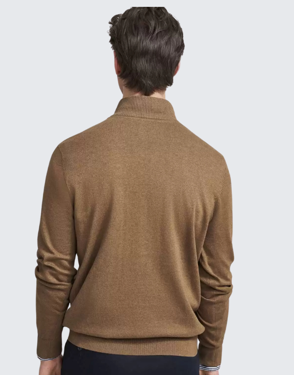 Bugatti Men's Sweater In Cognac Men
