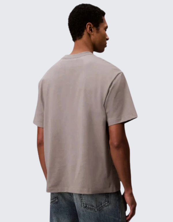 Calvin Klein Bauhaus Graphic Short Sleeve T-Shirt Grey Men