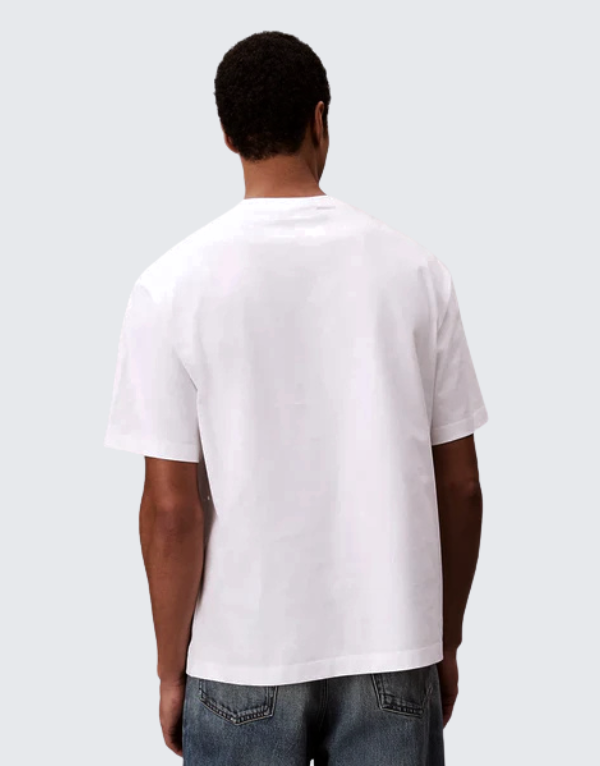 Calvin Klein Bauhaus Graphic Short Sleeve T-Shirt White Men