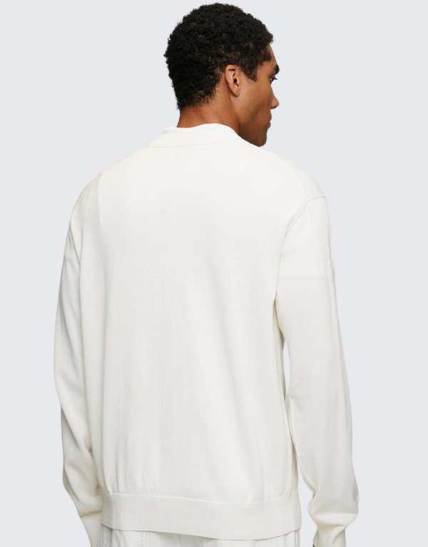 Calvin Klein Easy Cotton Crew Neck Sweater White Men