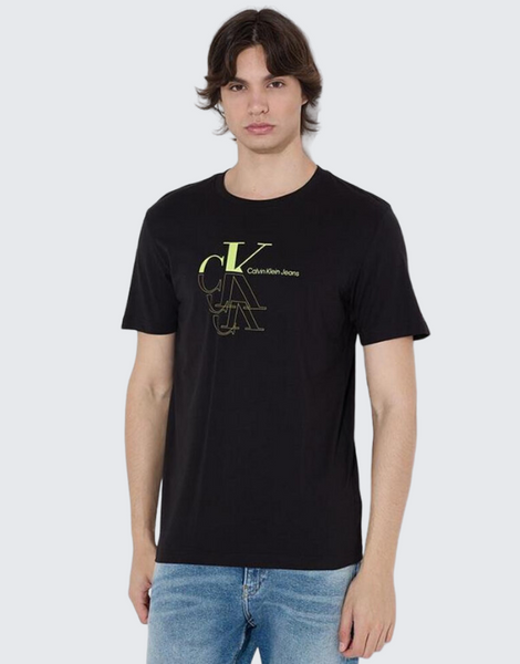 Pocket Tee Calvin Klein T Shirt Mens Black Calvin Klein Mono Echo