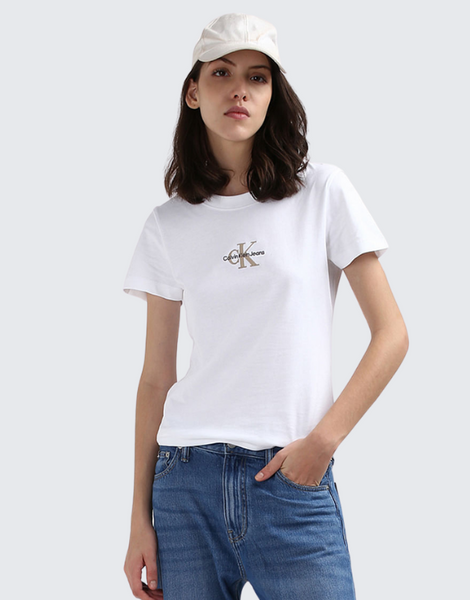 Price Ladies Calvin Klein T Shirt Sale Calvin Klein Mono Logo Slim