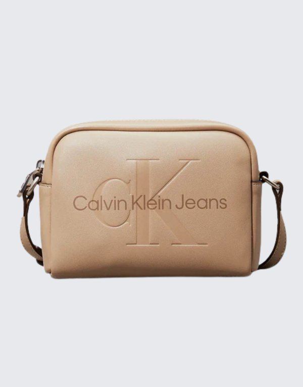 Calvin Klein Sculpted Camera Bag In Beige  Women
