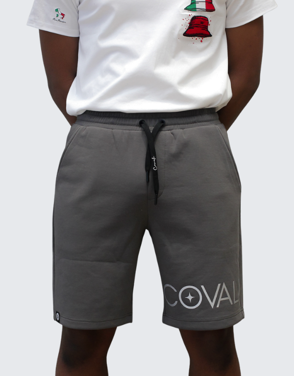 Covali Bases Shorts In Grey For Men