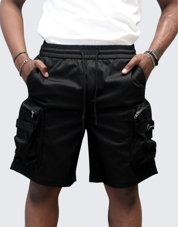 Covali Cargo Shorts In Black
