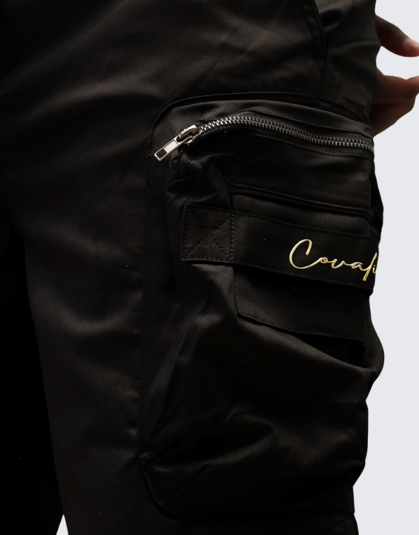 Covali Cargo Shorts In Black