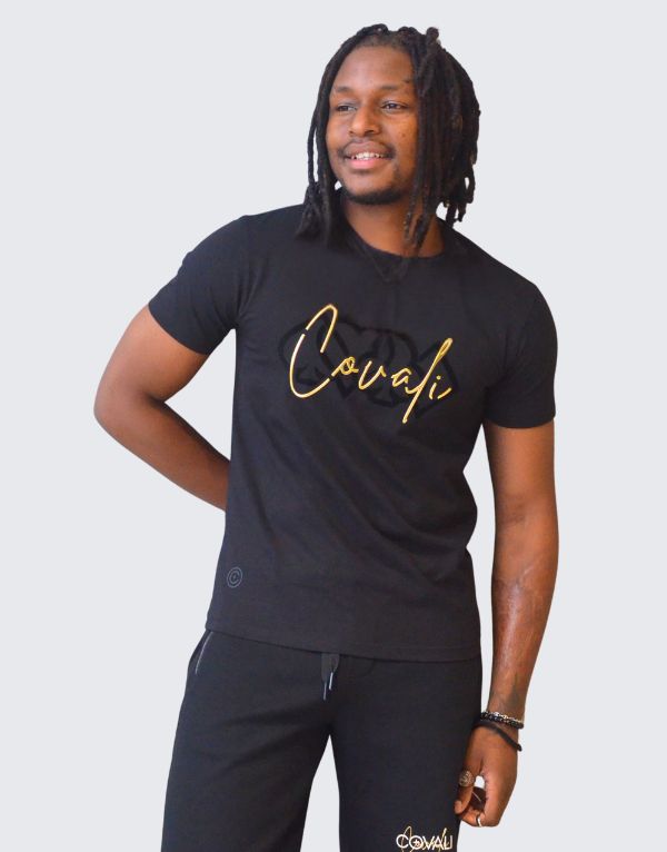 Covali Carte T-Shirt Black Men