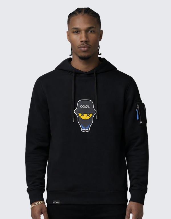 Covali Felpa-H Hoodie Black Men