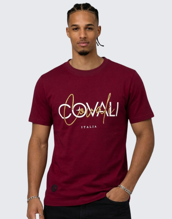 Covali Formato T-Shirt Burgundy
