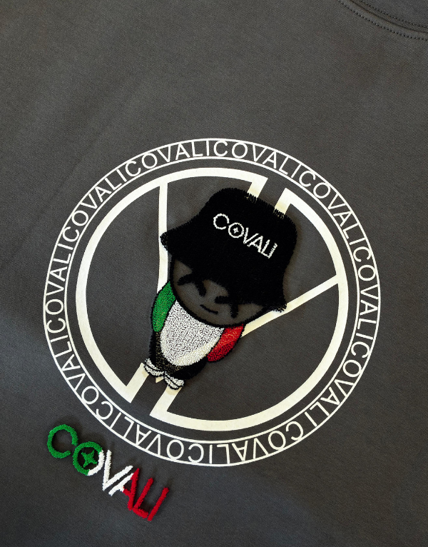 Covali Italiano-S Sweater Dark Grey Men