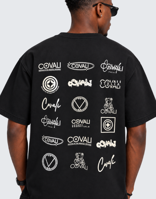 Covali Marchio T-Shirt Black