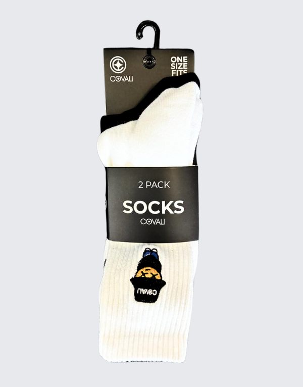 Covali Tipo Socks Two Pack White And Black
