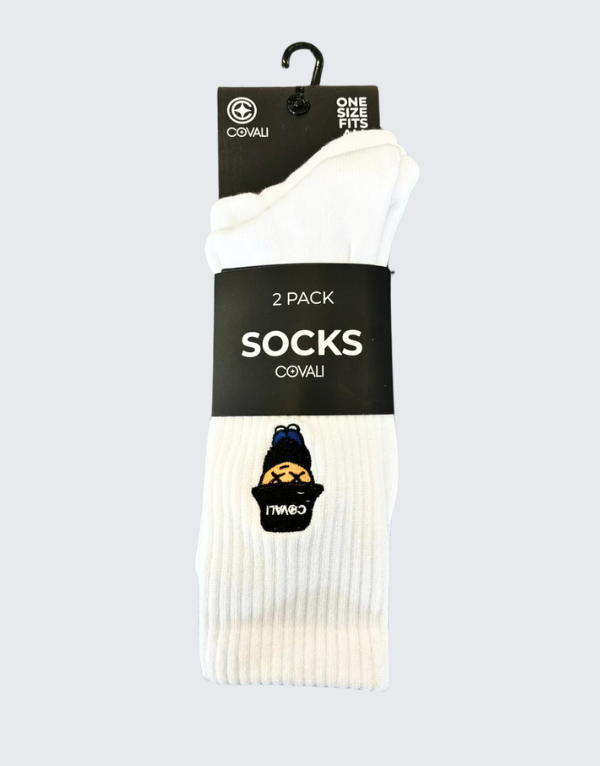 Covali Tipo Socks Two Pack White