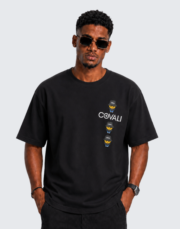 Covali Tres Tipo T-Shirt Black