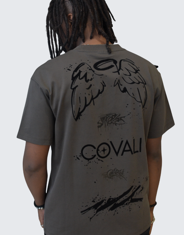 Covali Vala T-Shirt Dark Grey Box Men