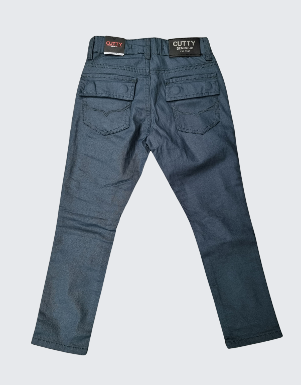 Cutty Ryder Boys Denim Jeans In Teal Kids