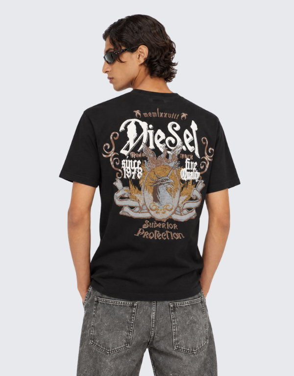 Diesel T-Boxt-Aa2 Relaxed Fit Short Sleeve T-Shirt 9Xx