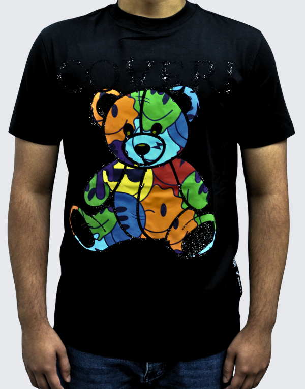 Enrico Coveri Bling Short Sleeve T-Shirt 06 Black Men