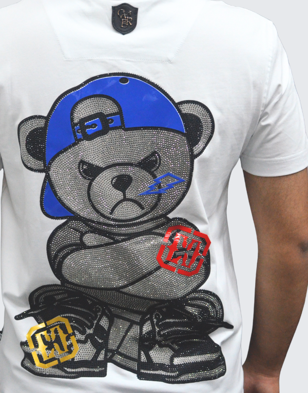 Enrico Coveri Bling Short Sleeve T-Shirt 3 White Men