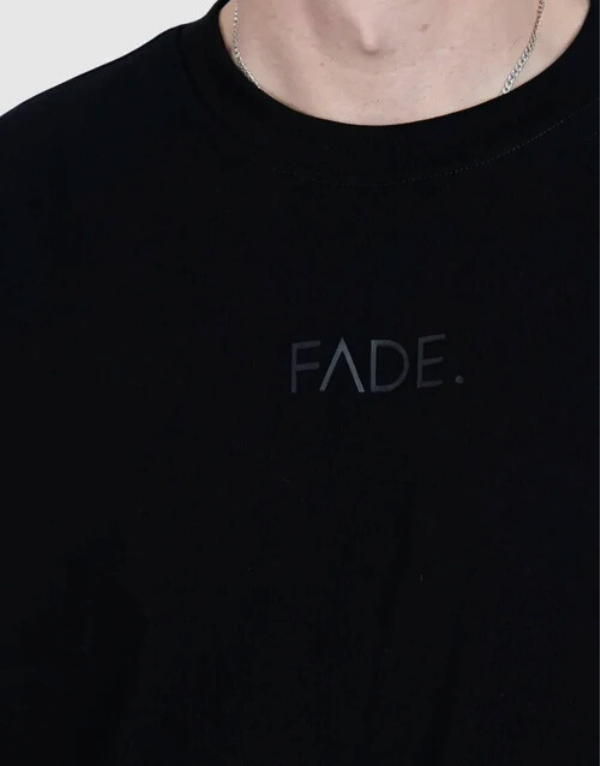 Fade Essential Boxy Short Sleeve T-Shirt Black Men