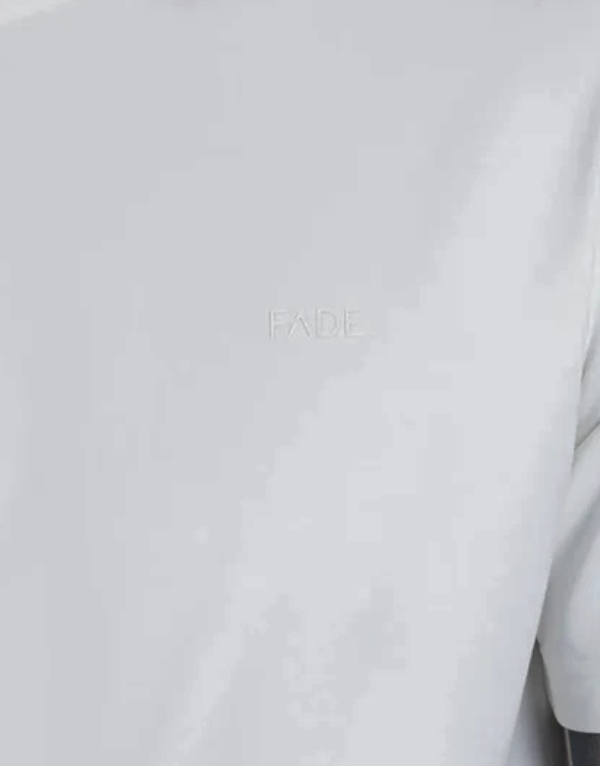 Fade Essential Slim Short Sleeve T-Shirt White Men