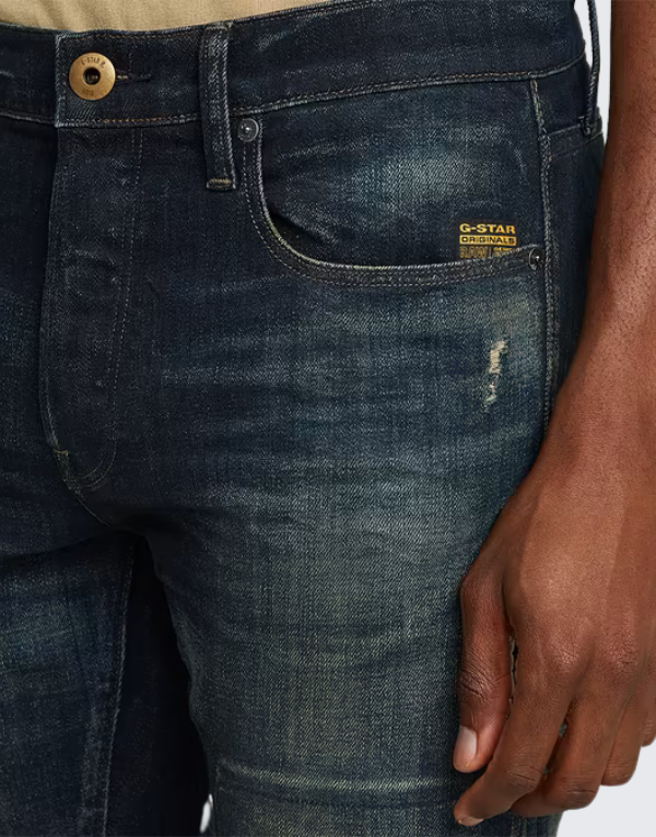 G-Star Raw 3301 Slim Jeans In Antique Foundry Wash For Men