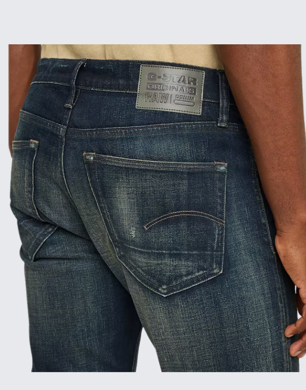 G-Star Raw 3301 Slim Jeans In Antique Foundry Wash For Men