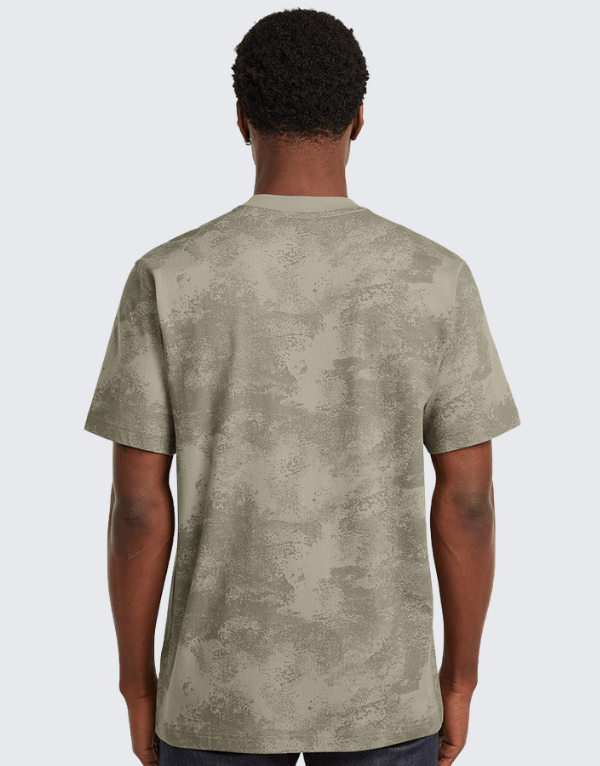 G-Star Raw Aop Short Sleeve T-Shirt Elephant Skin Men