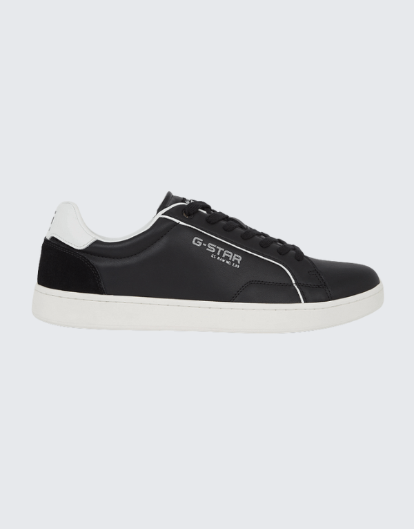 G-Star Raw Cadet Iv Leather Black And White Men