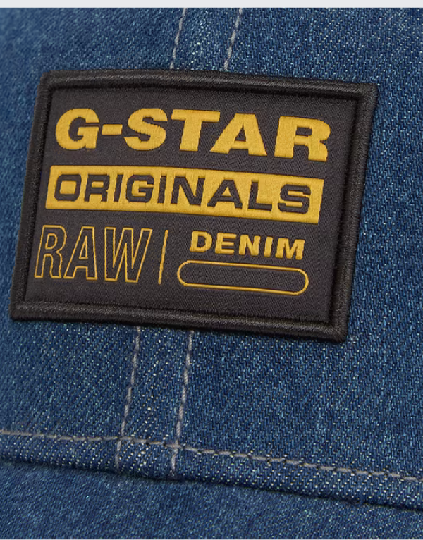 G-Star Raw Denim Embroidered Baseball Cap Blue Men