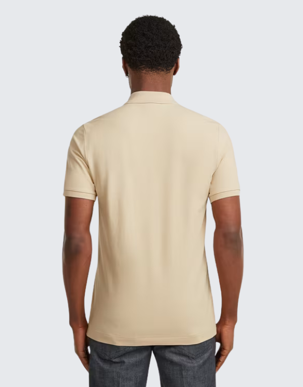 G-Star Raw Dunda Slim Fit Short Sleeve Polo Shirt Cream