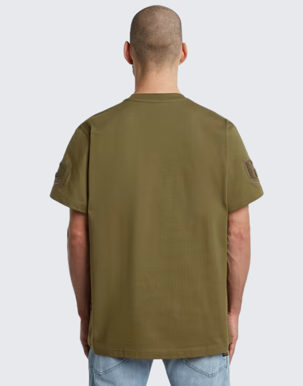 G-Star Raw Patches Loose Short Sleeve T-Shirt Shadow Olive Men