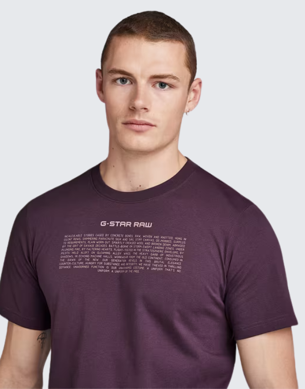 G-Star Raw Poem Slim Short Sleeve T-Shirt It Maze Men