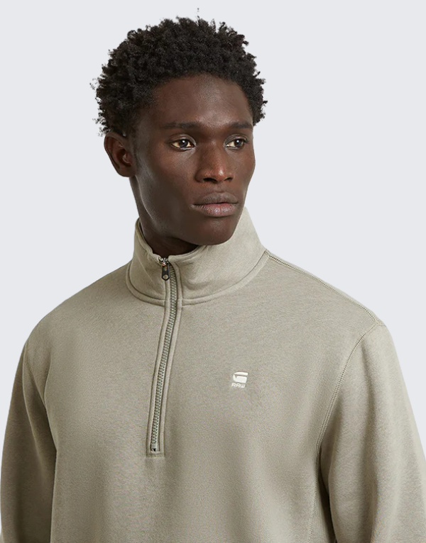G-Star Raw Premium Core Half Zip Sweater Elephant Skin Men