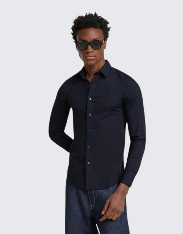 G-Star Raw Uniform Slim Long Sleeve Shirt Salvia Men