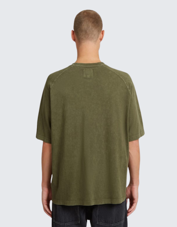 G-Star Raw Washed Boxy Short Sleeve T-Shirt Combat Smokey