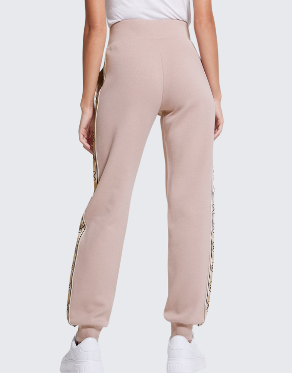Guess Ladies Britney Jogger Pants In Dark Brown  Women