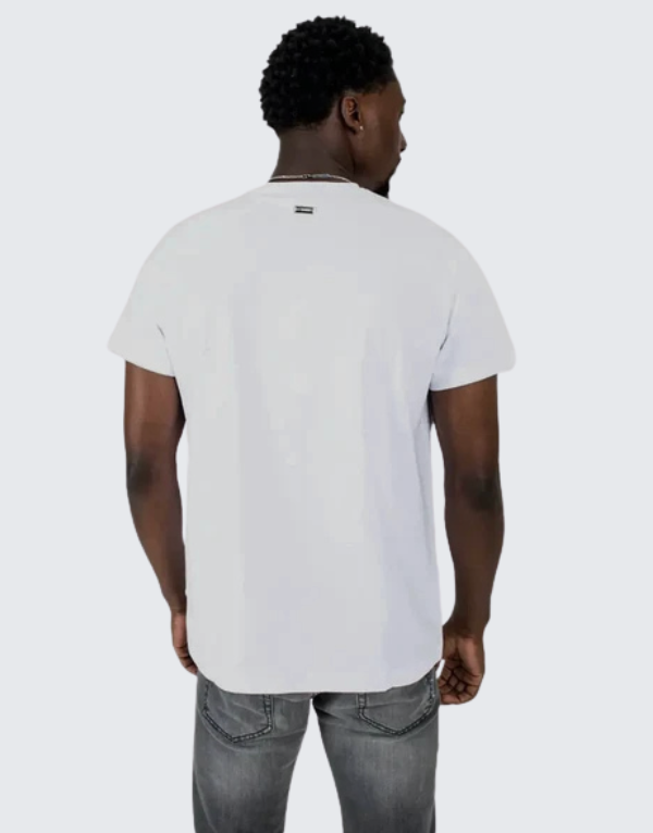 Les Hommes Centre Print Short Sleeve T-Shirt White Men