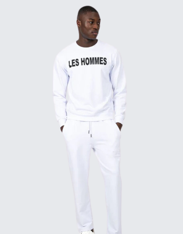 Les Hommes Font Sweater White Men