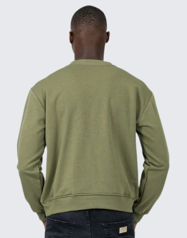 Les Hommes Logo Sweater Green Men