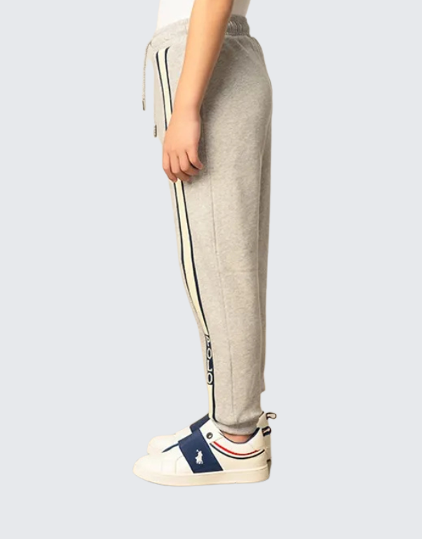 Polo Boys Gavin Jogger Pants In Grey Kids