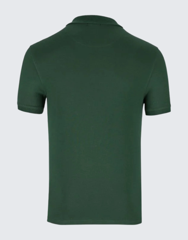 Polo  Essential Short Sleeve Golfer Shirt In Green Men