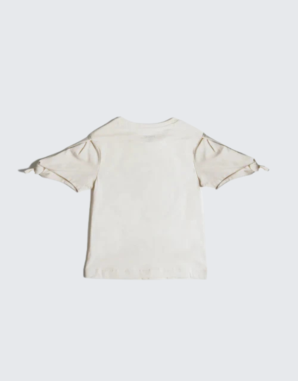 Polo Girls Claire Short Sleeve T-Shirt In Sand Kids