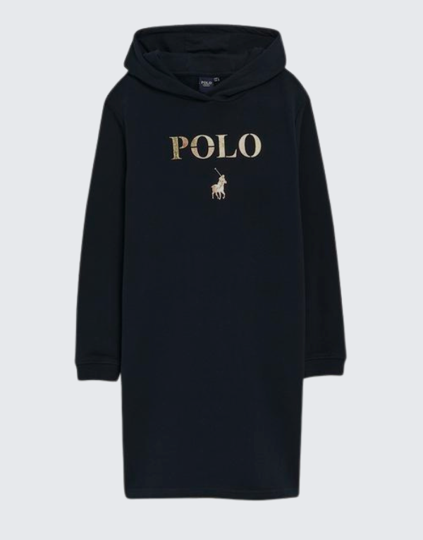 Polo Girls Naomi Long Sleeve Sweater In Navy Kids