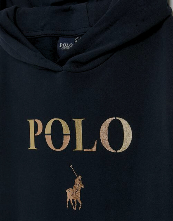 Polo Girls Naomi Long Sleeve Sweater In Navy Kids
