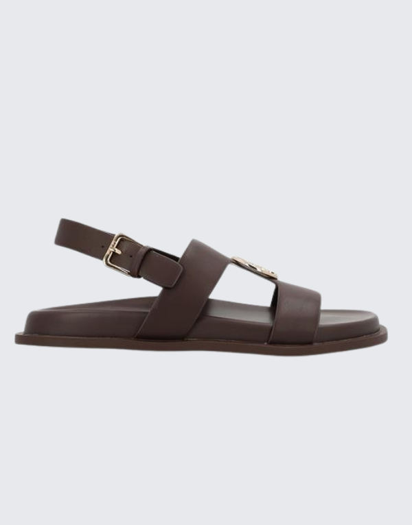 Polo Moulded Trim Sandals Brown Womens