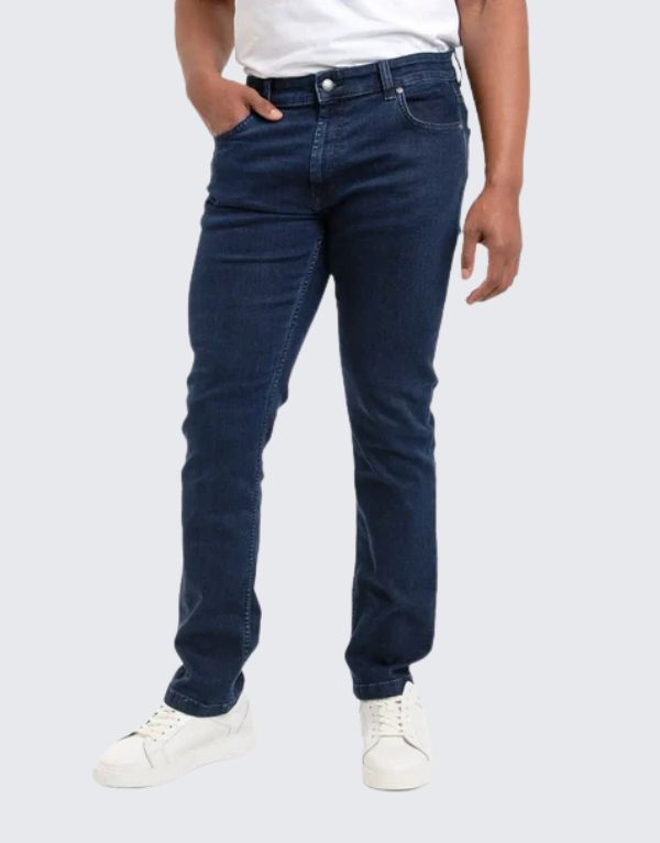 Polo  Simon Straight Leg Jeans In Blue Black 