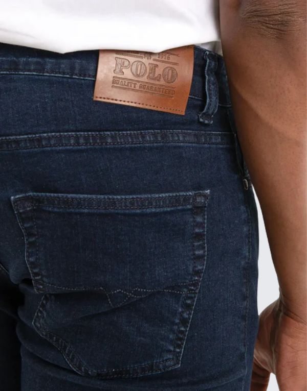 Polo  Simon Straight Leg Jeans In Blue Black 