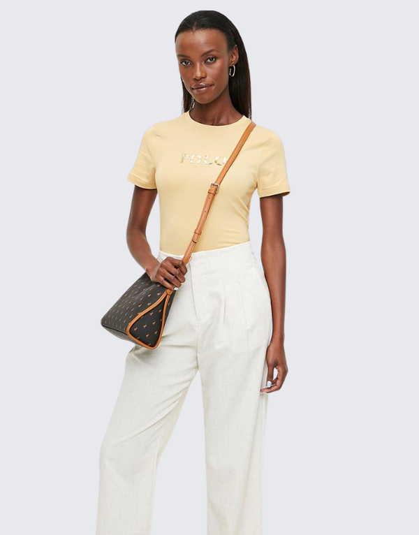 Polo Women Ash Logo Short Sleeve T-Shirt Stone