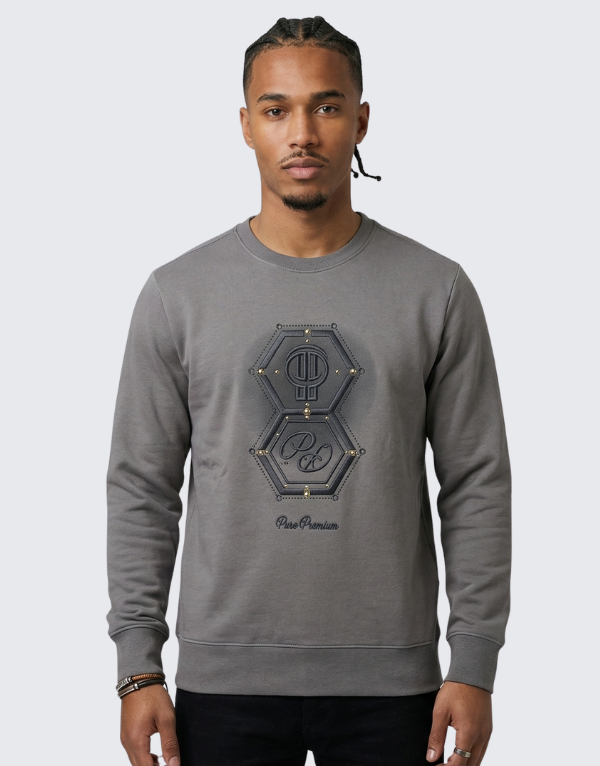 Pure Premium Amico Sweater Deep Grey Men

